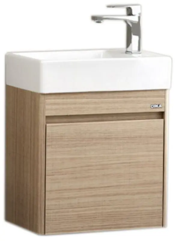 Set dulap cu lavoar Orka Duden 45 (Odeon White)