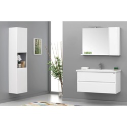 Набор тумбы с раковиной Orka Duden 80 (White) Thumb