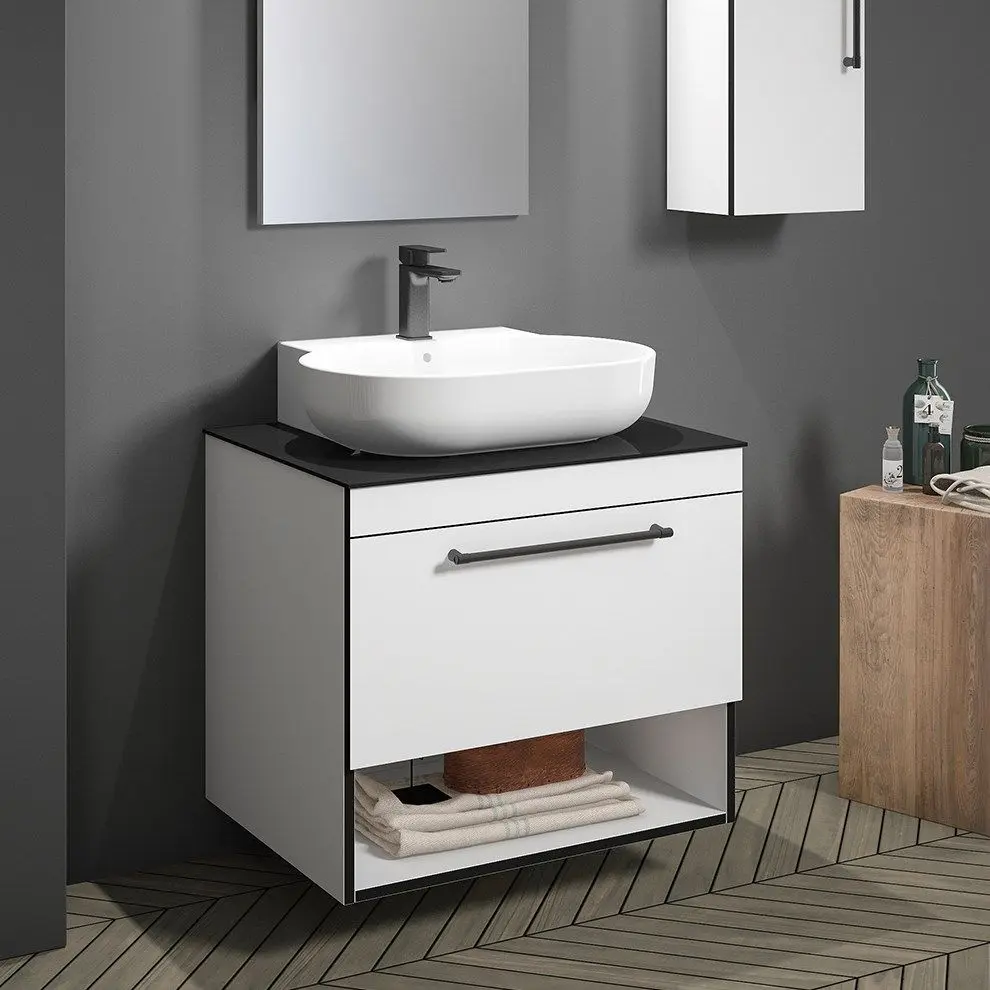 Set dulap cu lavoar Orka Knidos 90 (White)