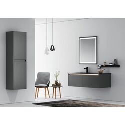 Set dulap cu lavoar Orka Lisbon 110 (Antracite Matt) Thumb