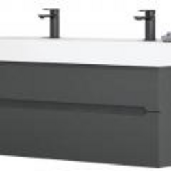 Set dulap cu lavoar Orka Malta 120 (Anthracite Matt)