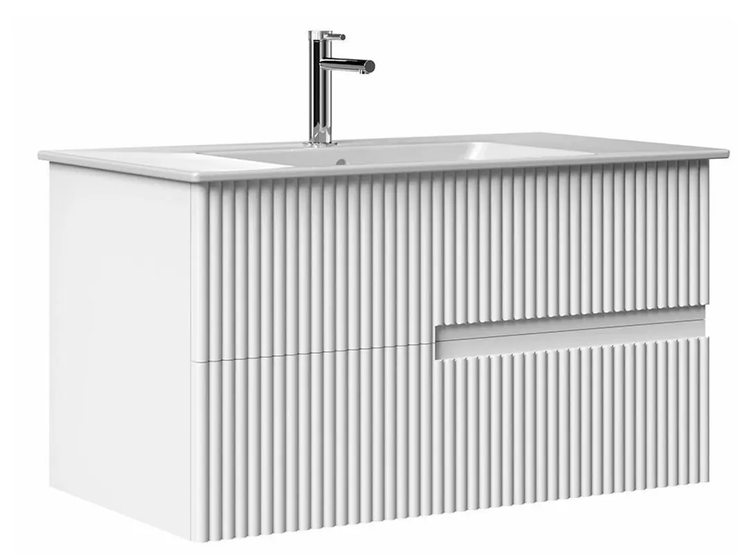 Набор тумбы с раковиной Orka Moonlight 120 (White Matt)