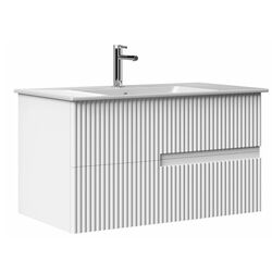 Набор тумбы с раковиной Orka Moonlight 90/050400-U-03 (White Matt)