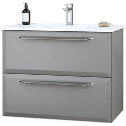 Set dulap cu lavoar Orka Nuvola 80 (Grey)