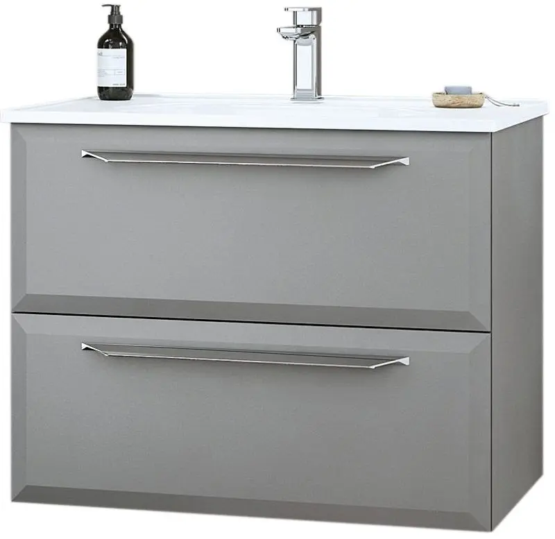 Set dulap cu lavoar Orka Nuvola 80 (Grey)