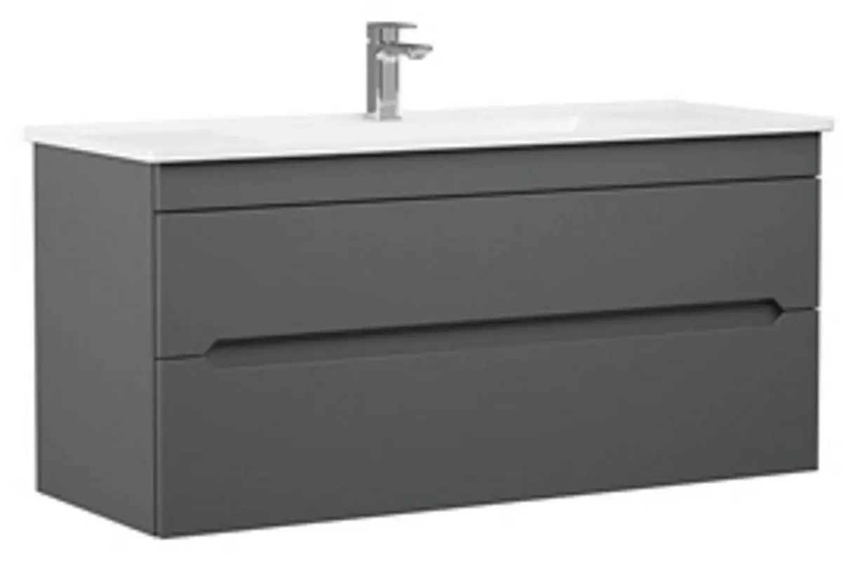 Набор тумбы с раковиной Orka Varna 80 (Antracite Matt)