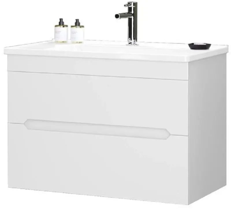 Набор тумбы с раковиной Orka Varna 80 (White/Matt)