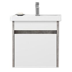 Dulap sub lavoar Orka Aydos 55 (Retro Silver/White)