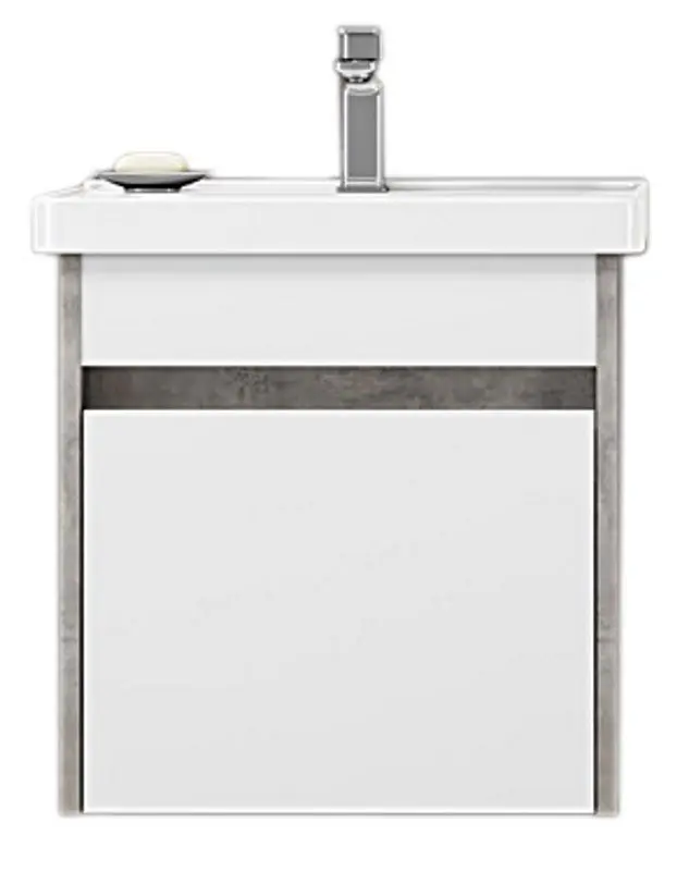 Dulap sub lavoar Orka Aydos 55 (Retro Silver/White)