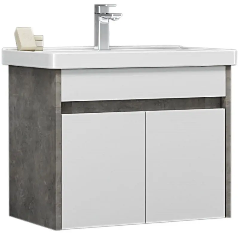 Dulap sub lavoar Orka Aydos 65 (Retro Silver/White)