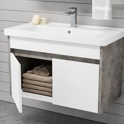 Dulap sub lavoar Orka Aydos 85 (Silver) Thumb