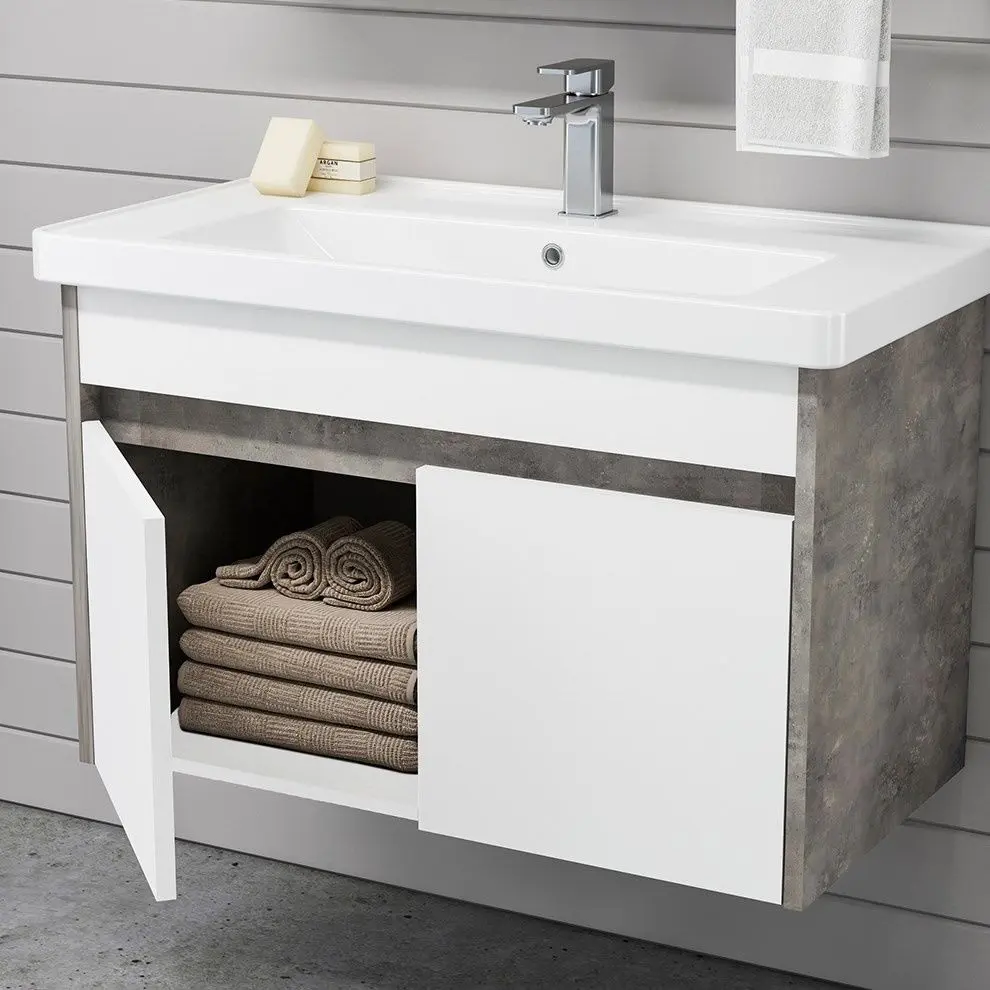 Dulap sub lavoar Orka Aydos 85 (Silver)