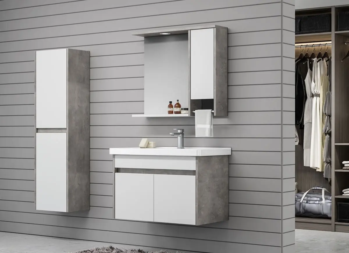 Dulap sub lavoar Orka Aydos 85 (Silver)