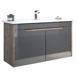 Dulap sub lavoar Orka Lago 100 (Coffee Stone/Anthracite) Thumb