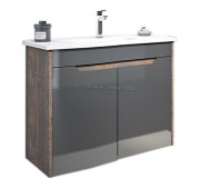 Dulap sub lavoar Orka Lago 75 (Coffee Stone/Anthracite)