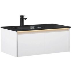 Dulap sub lavoar Orka Lisbon 110 (Matte Cashmere)