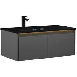 Dulap sub lavoar Orka Lisbon 90 (Matt Anthracite)