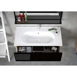Dulap sub lavoar Orka Lucca 100 (Legnano Blackglass) Thumb
