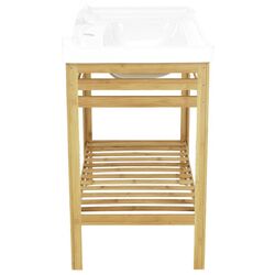 Set etajera cu lavoar Tempo Kondela Selene Typ 6 (Natural/White) Thumb