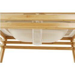 Set etajera cu lavoar Tempo Kondela Selene Typ 6 (Natural/White) Thumb