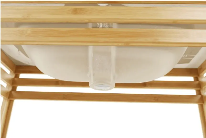 Set etajera cu lavoar Tempo Kondela Selene Typ 6 (Natural/White) - 5
