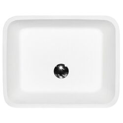 Умывальник Besco Assos B&W #UMD-A-NBNW 40x50x15 (Black/White) Thumb