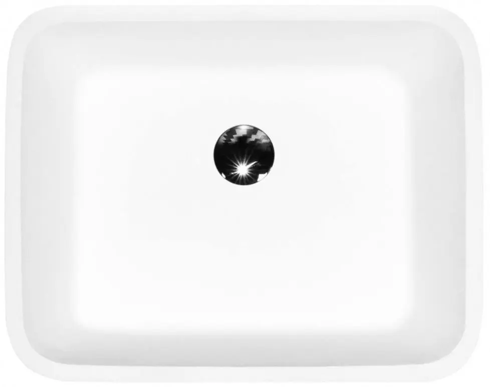 Умывальник Besco Assos Glam 40 UMD-A-NBG (Graphite/White) - 2