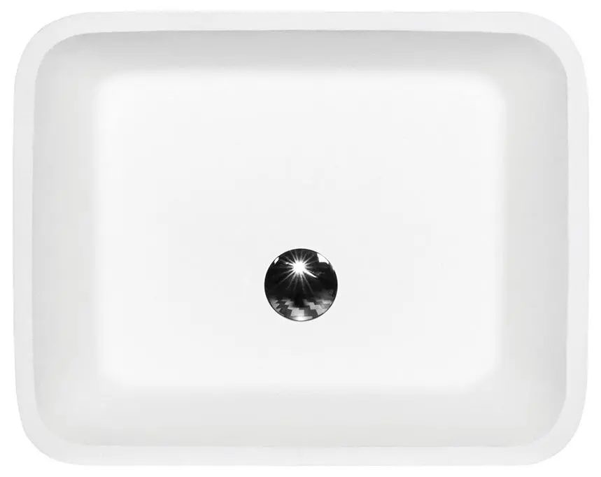 Умывальник Besco Assos Glam #UMD-A-NBZ 40x50x15 (Gold) - 2