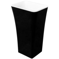 Умывальник Besco Assos S-Line B&W #UMD-AP-WOBW 40x50x85 (Black/White)