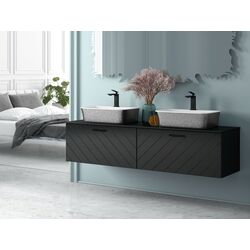 Умывальник Besco Assos S-Line Glam UMD-AP-NBS 40x50x15 (Silver) Thumb