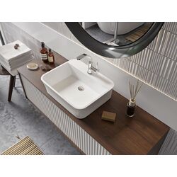 Умывальник Besco Assos S-Line #UMD-AP-NB 40x50x15 (White) Thumb