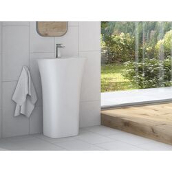 Умывальник Besco Assos S-Line #UMD-AP-WO 40x50x85 (White) Thumb
