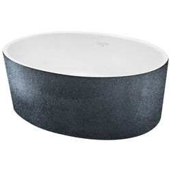 Умывальник Besco Uniqa Glam 32x46x17 (Graphite/White/White Gloss)