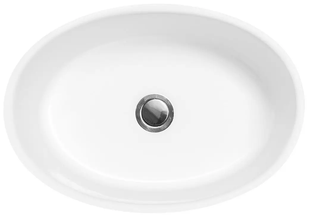 Умывальник Besco Uniqa Glam UMD-U-NGS 32x46x17 (Silver) - 2