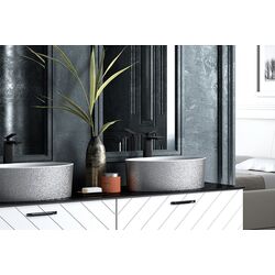 Умывальник Besco Uniqa Glam UMD-U-NGS 32x46x17 (Silver) Thumb