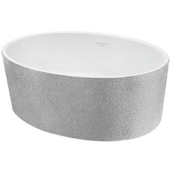 Умывальник Besco Uniqa Glam UMD-U-NGSW 32x46x17 (Silver)