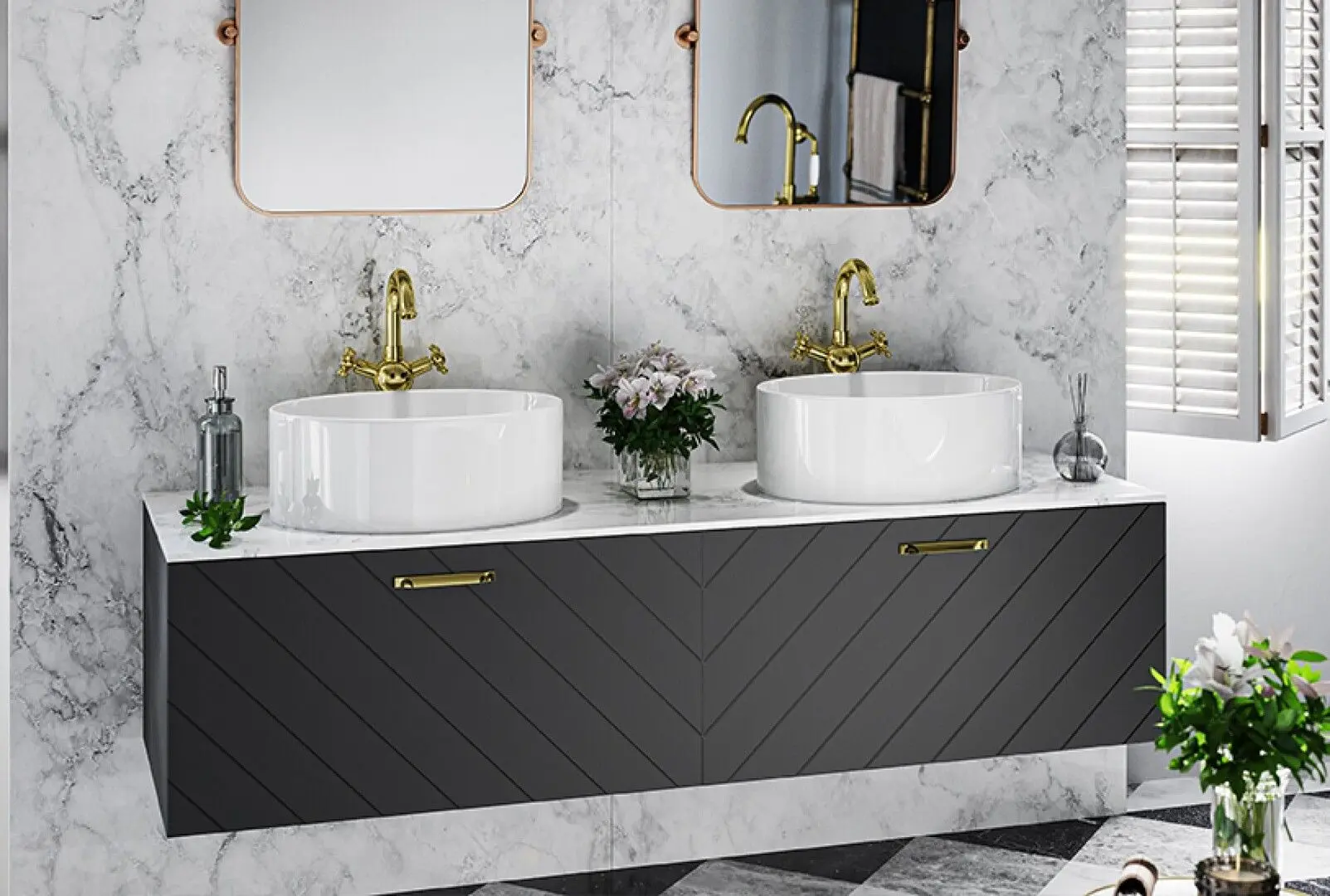 Умывальник Besco Uniqa UMD-U-NB 32x46x17 (White) - 4