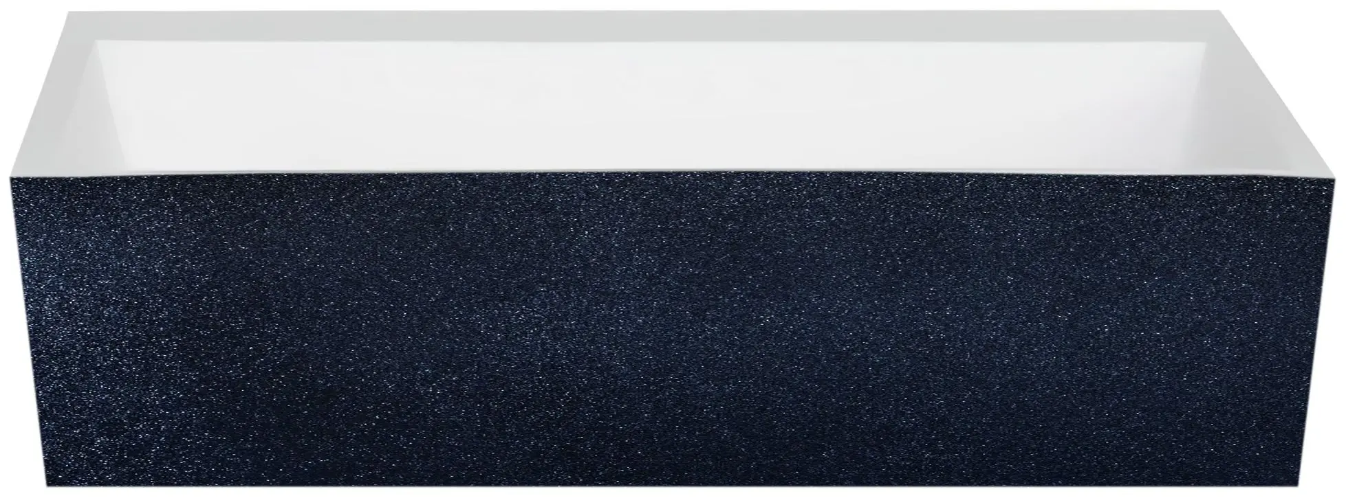 Умывальник Besco Vera Glam 40x50x15 (Graphite/White)