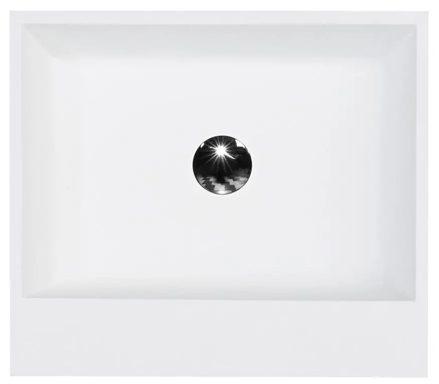 Умывальник Besco Vera Glam UMD-V-NBS 40x50x15 (Silver) - 2