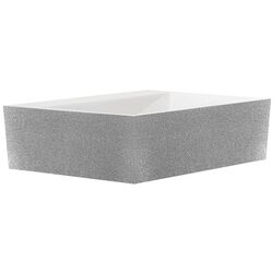 Умывальник Besco Vera Glam UMD-V-NBS 40x50x15 (Silver)