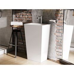 Умывальник Besco Vera UMD-V-WO 40x50x85 (White) Thumb