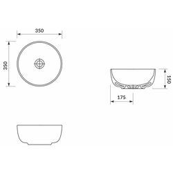 Умывальник Cersanit Moduo 35 K116-047 (White) Thumb
