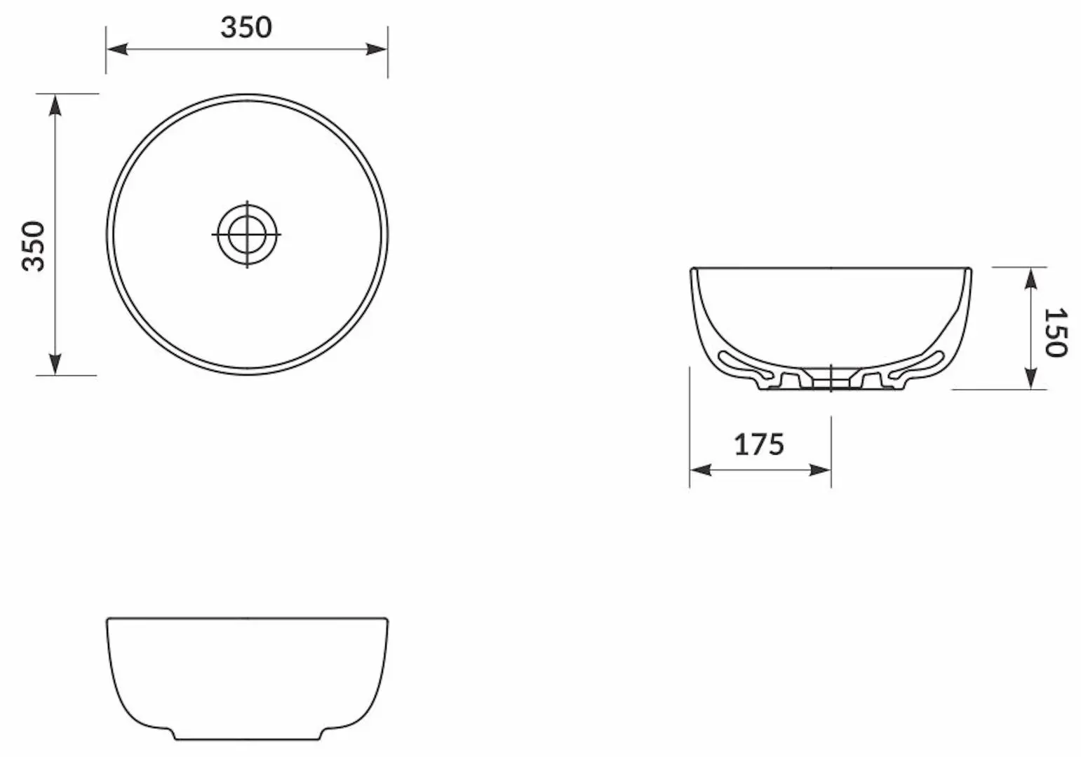 Lavoar Cersanit Moduo 40 K116-048 (White)
