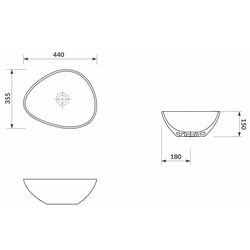 Умывальник Cersanit Moduo 44 K116-051 (White) Thumb