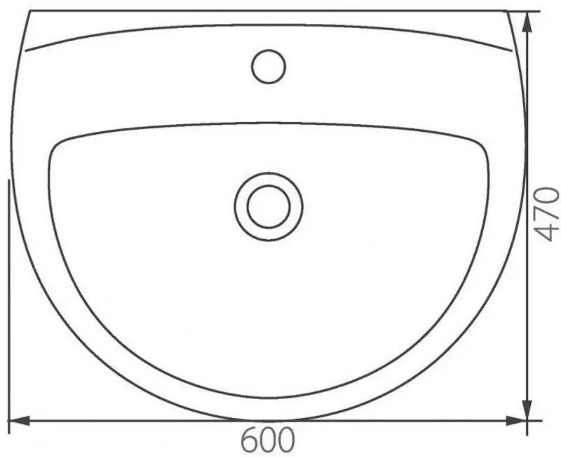 Lavoar Colombo Akcent 60 S12116000 (White)