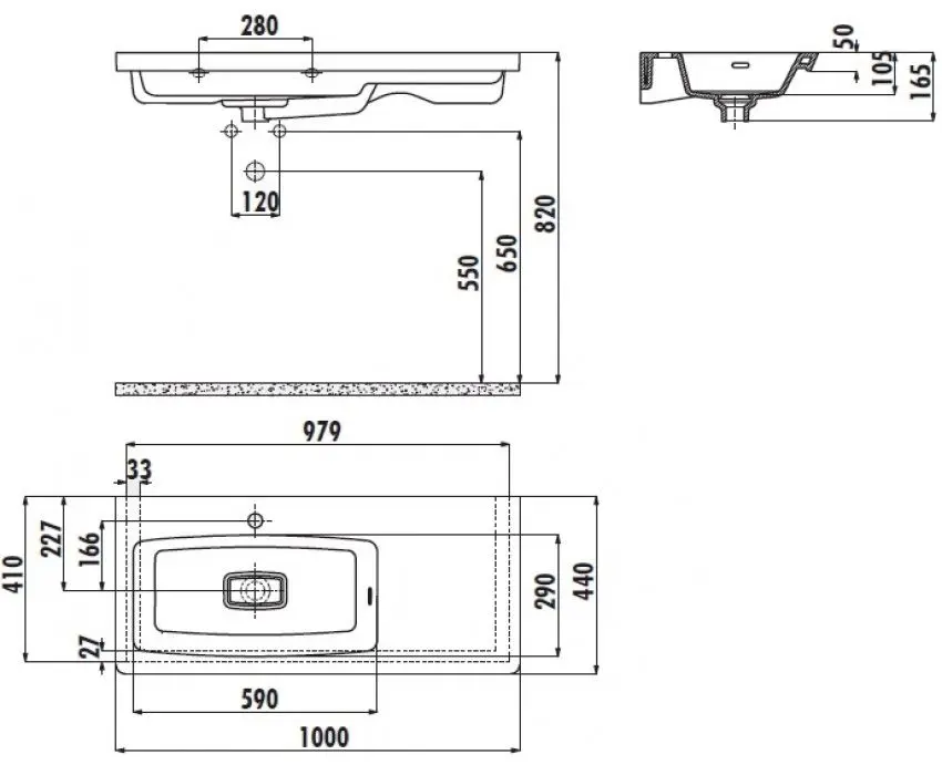 Умывальник Creavit Memory MY100 (White)