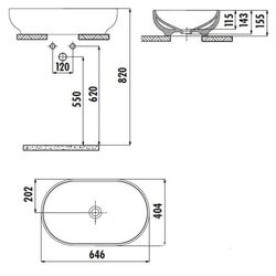 Умывальник Creavit Mina MN165-00 (White) Thumb