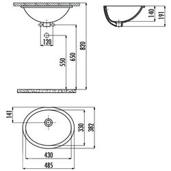 Умывальник Creavit TP211.00CB00E (White) Thumb