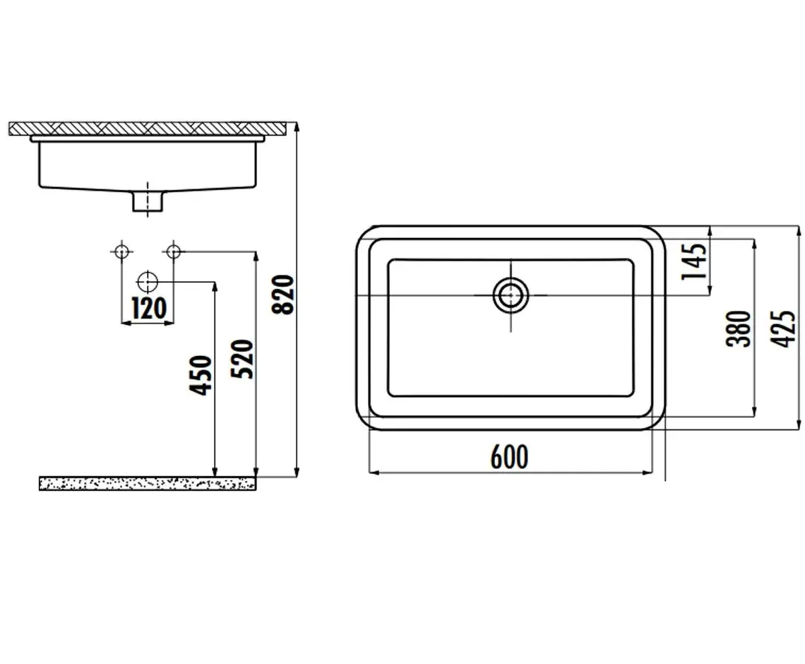 Lavoar Creavit TP760.00CB (Black/White)