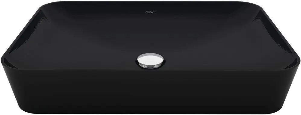 Умывальник Creavit Ultra UL060.00SM00E (Black Matt)